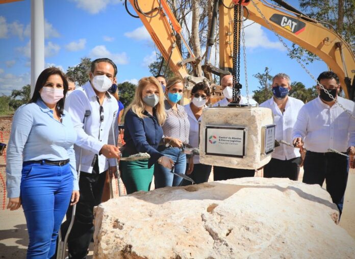 Colocan primera piedra del Centro Logístico y Central de Abasto Colocan primera piedra del Centro Logístico y Central de Abasto