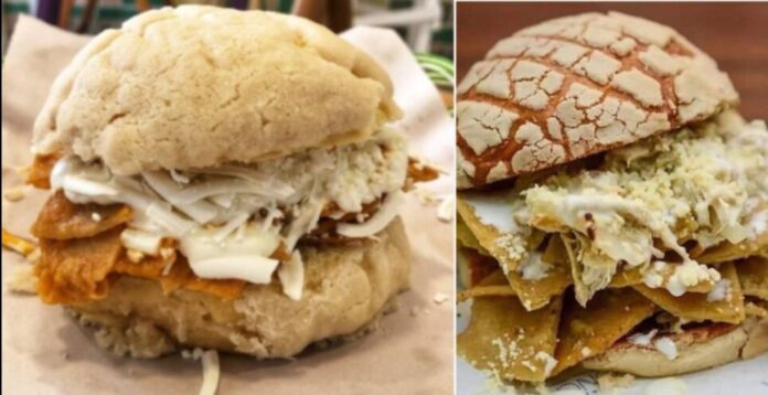 Concha de chilaquiles, el nuevo platillo sensación en CDMX 1