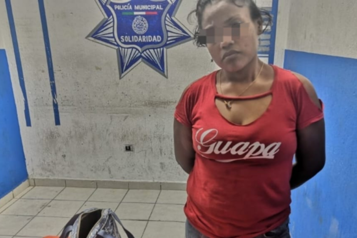 La NarcoLady de Playa del Carmen: los nervios la delataron con mota y cristal