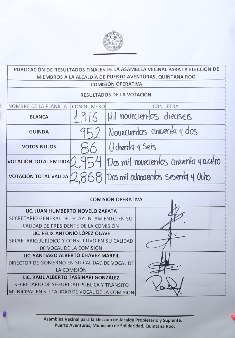 Tiene Puerto Aventuras a su primer alcalde electo de su historia
