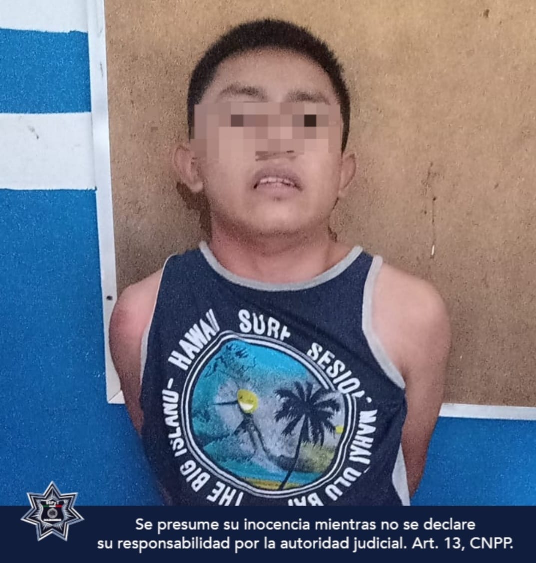 Detienen a menores dos veces en una semana, con la misma arma de fuego