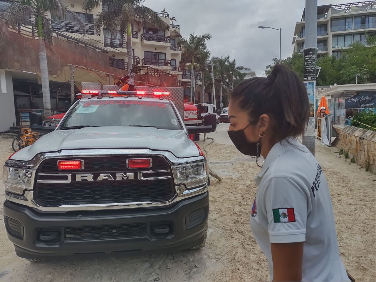 Mueren dos en explosión en el centro de Playa del Carmen