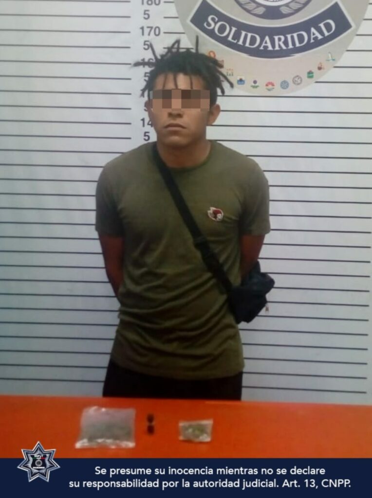 Por fumar mota en la playa es detenido en Solidaridad