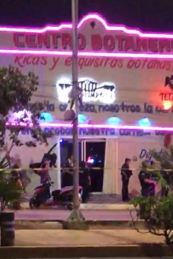 Tres heridos deja ataque armado en el bar Olimpo de Playa del Carmen