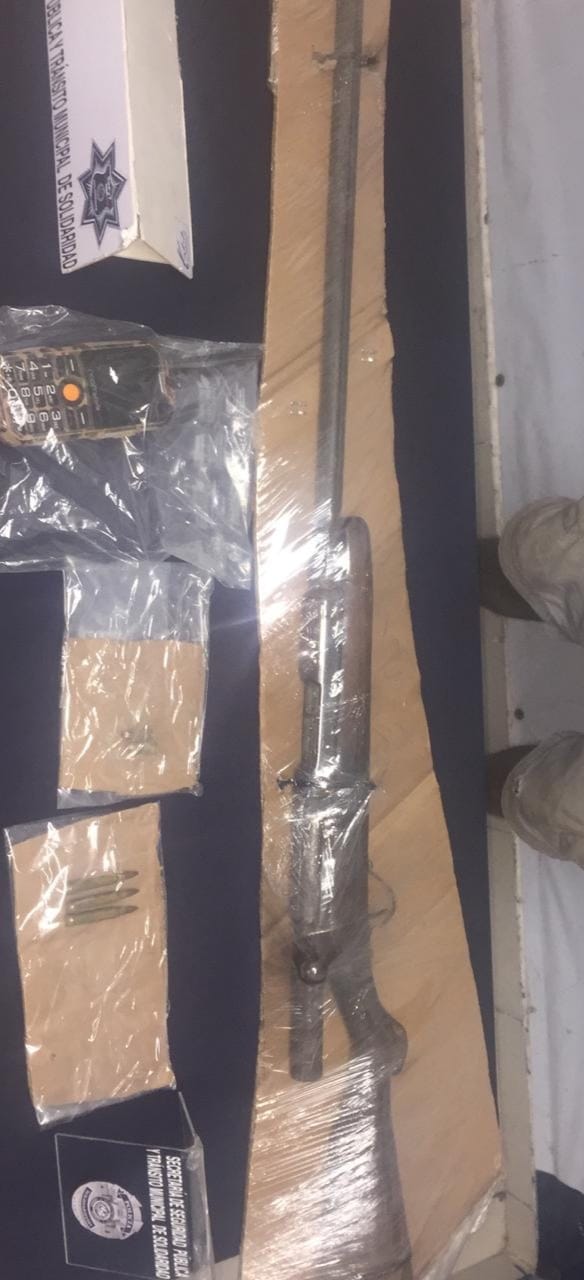 Con escopeta amenazaba a vecinos de Nuevo Noh Bec, es detenido