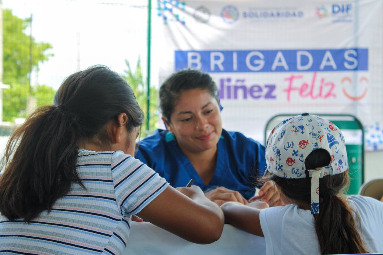 Llega la Brigada Por una Niñez Feliz a la colonia Ejido