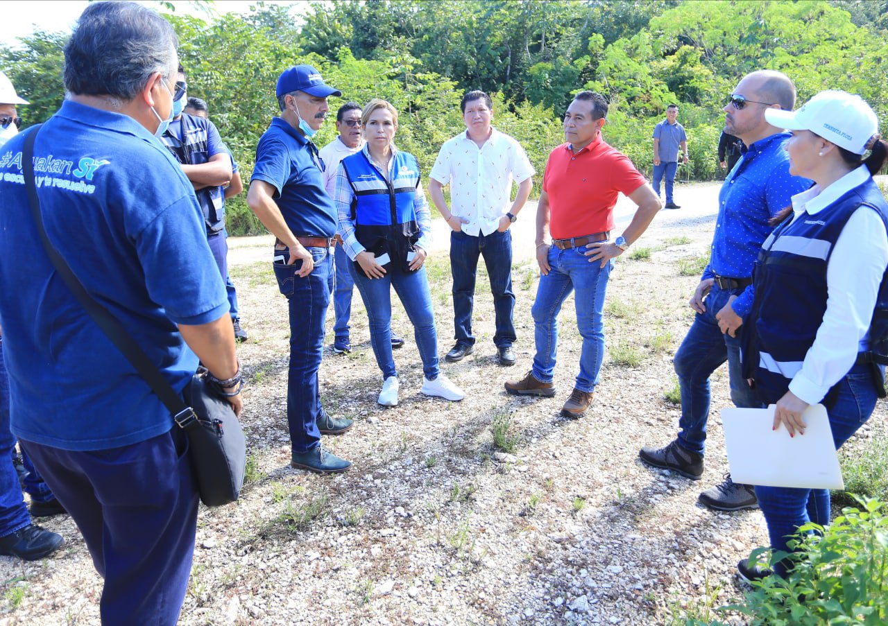 Lili Campos vigila la construcción de 5 nuevos pozos de agua