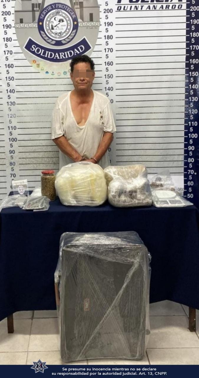 Cae el abuelito del narco a sus 67 años, don Beto le entraba a la maña en Playa del Carmen
