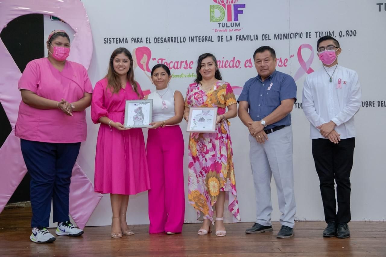Tocarse sin miedo, es amarse Promueve Ileana Canul de Dzul pláticas contra el Cáncer de Mama