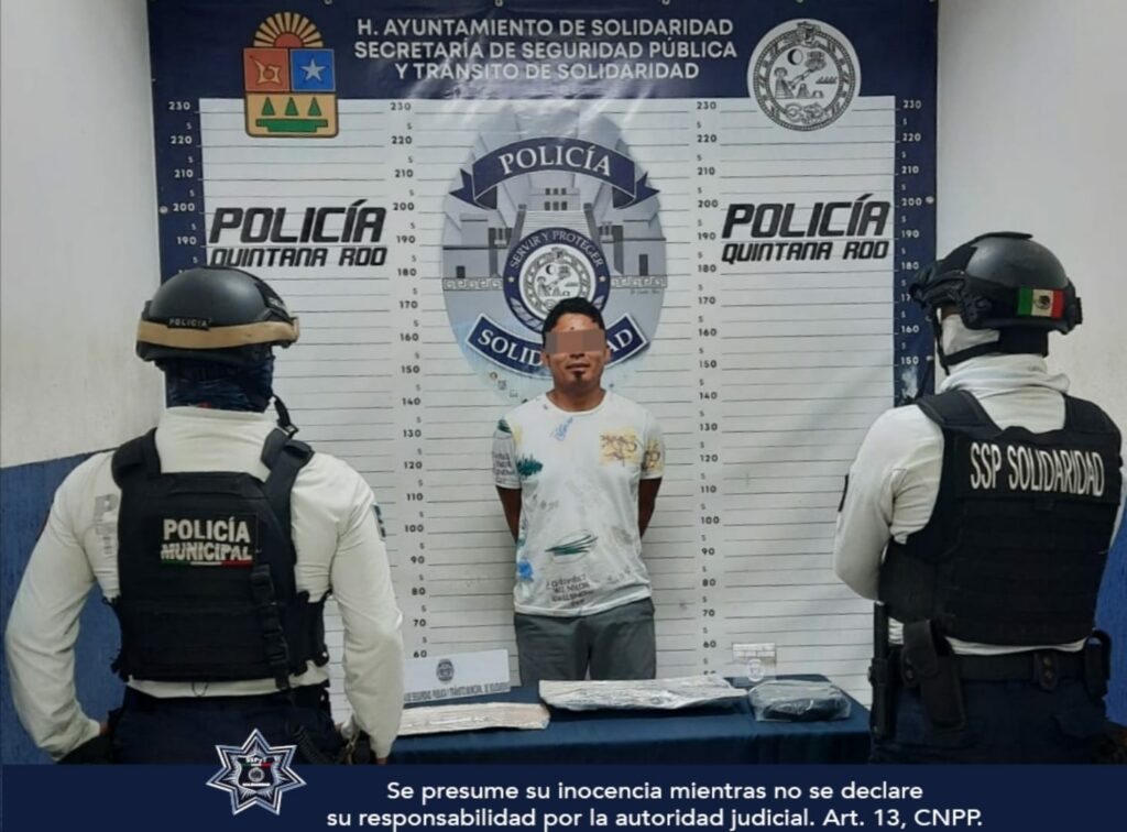 Narconiño en vez de aprenderse las tablas, vendía droga en Playa del Carmen