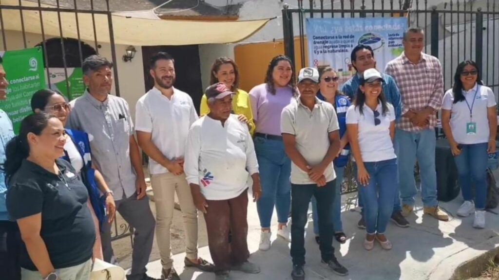 Gracias a Aguakan se conectan al drenaje 5 familias de la colonia Colosio de Playa del Carmen