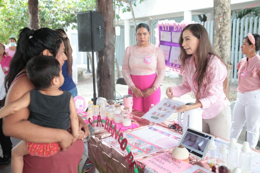 Realizan actividades de concientización de la Salud Materno Perinatal