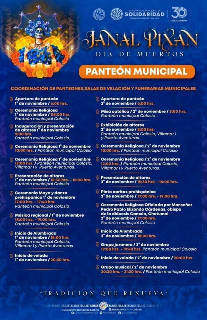 Invitan a celebrar Janal Pixán en Solidaridad