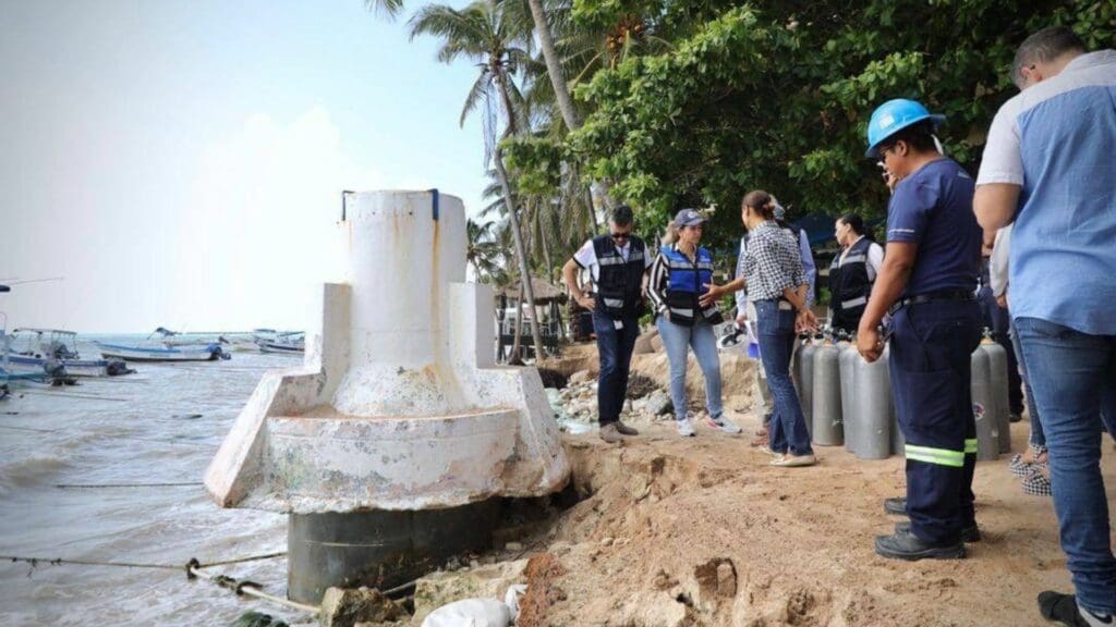Cancelan ductos marítimos que afectaban las costas de Playa del Carmen