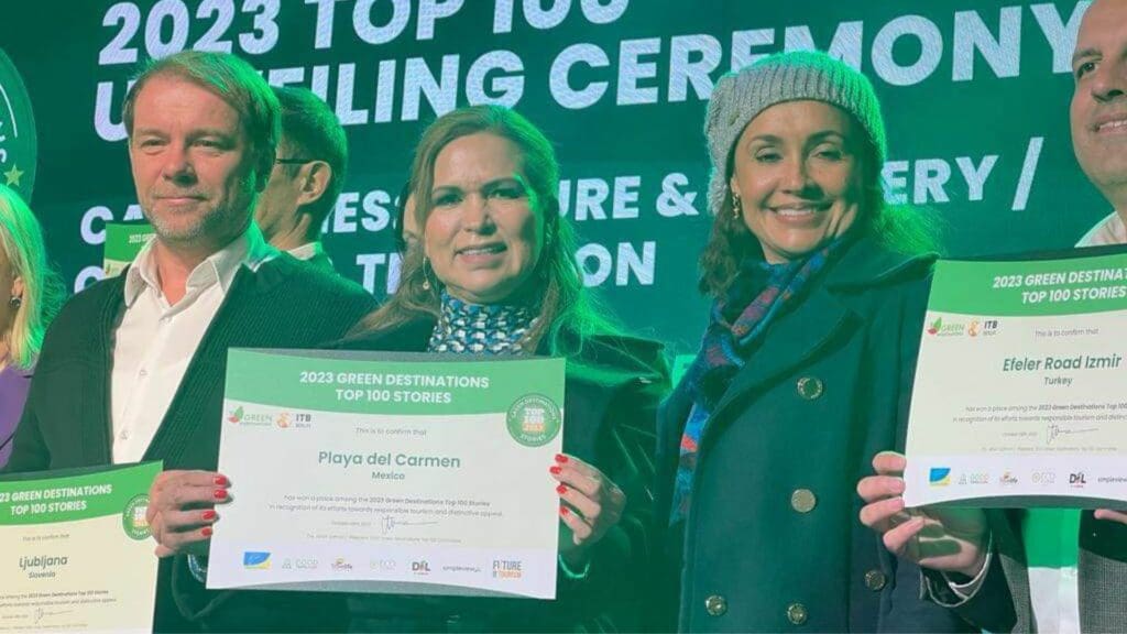Playa del Carmen recibe un reconocimiento internacional como destino sustentable