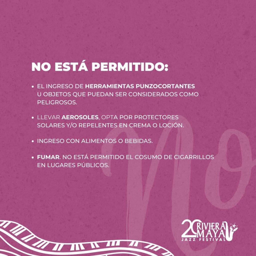 Mañana empieza; todo listo en playa Fundadores para el Riviera Maya Jazz Festival